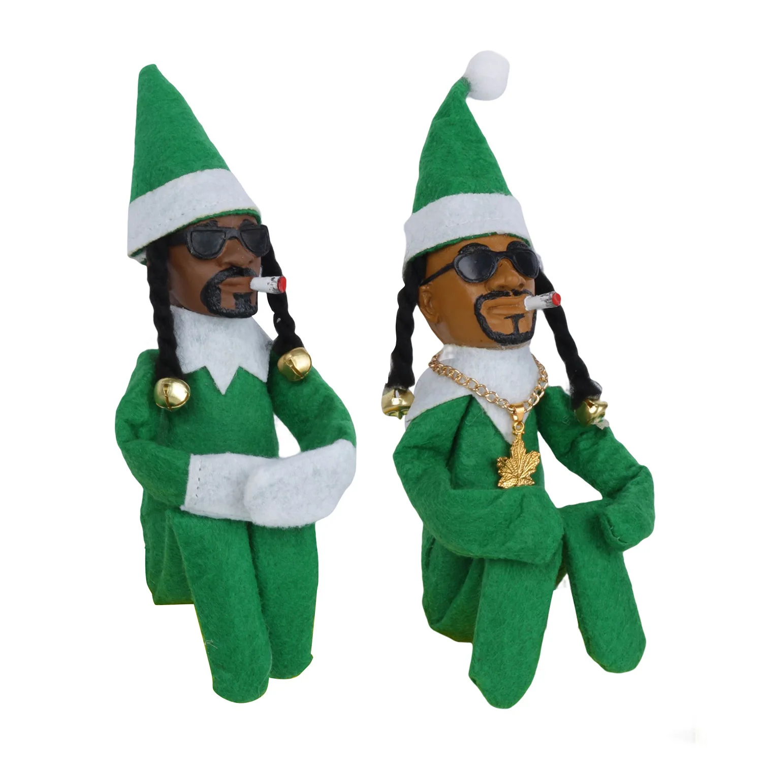 Snoop Dogg on a Stoop Christmas Elf Doll - Creative Plush Snoop Dogg on a Stoop Christmas Elf Doll - Creative Plush