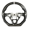 Leather+carbon fiber+double stripes+white stitching+grip patch