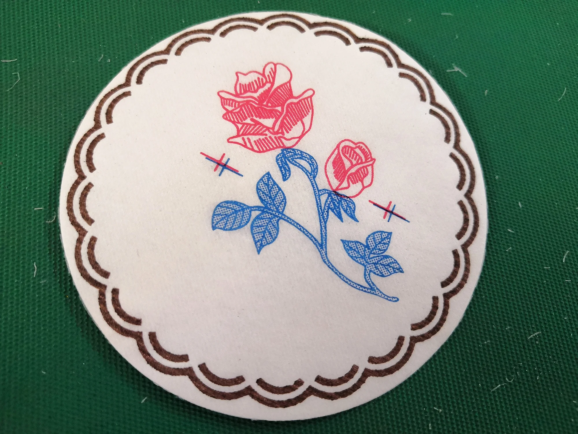 Custom Printed Round Cardboard Beer Paper Cup Coasters Small Business Machines