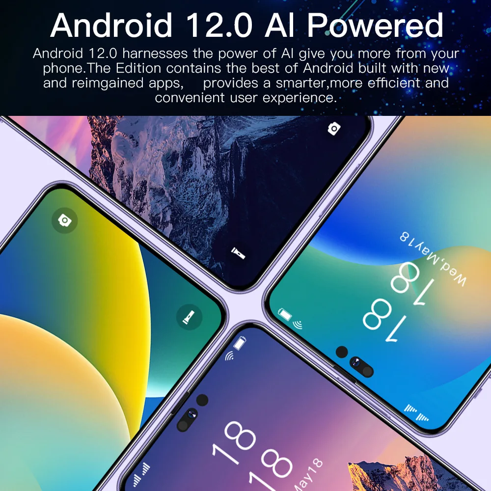 Global version i13 Pro max 16GB+512GB 6.7 inch Android 11 5800mAh 5G Smart Phone Global version Unlock customize logo mobile