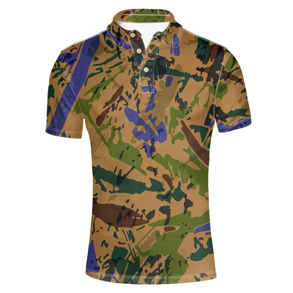 camo golf polos