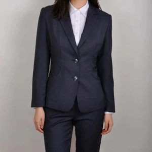 High-end Customable Breathable Women's Business Suits Fashionable Elegant Single Breasted Ladies' Suit