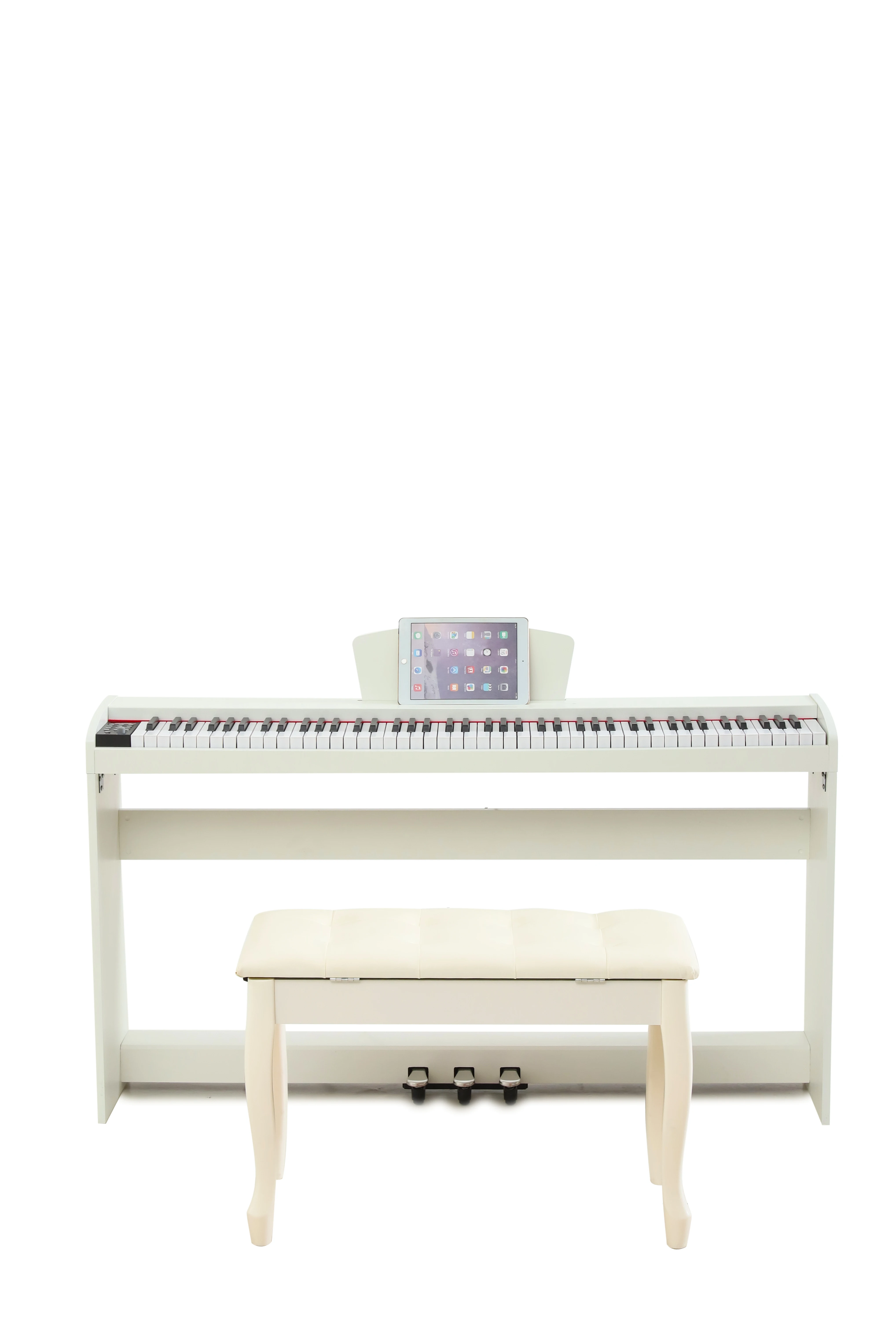 Upright White Casio Piano Casio PX770 WH Privia Digital Home Piano