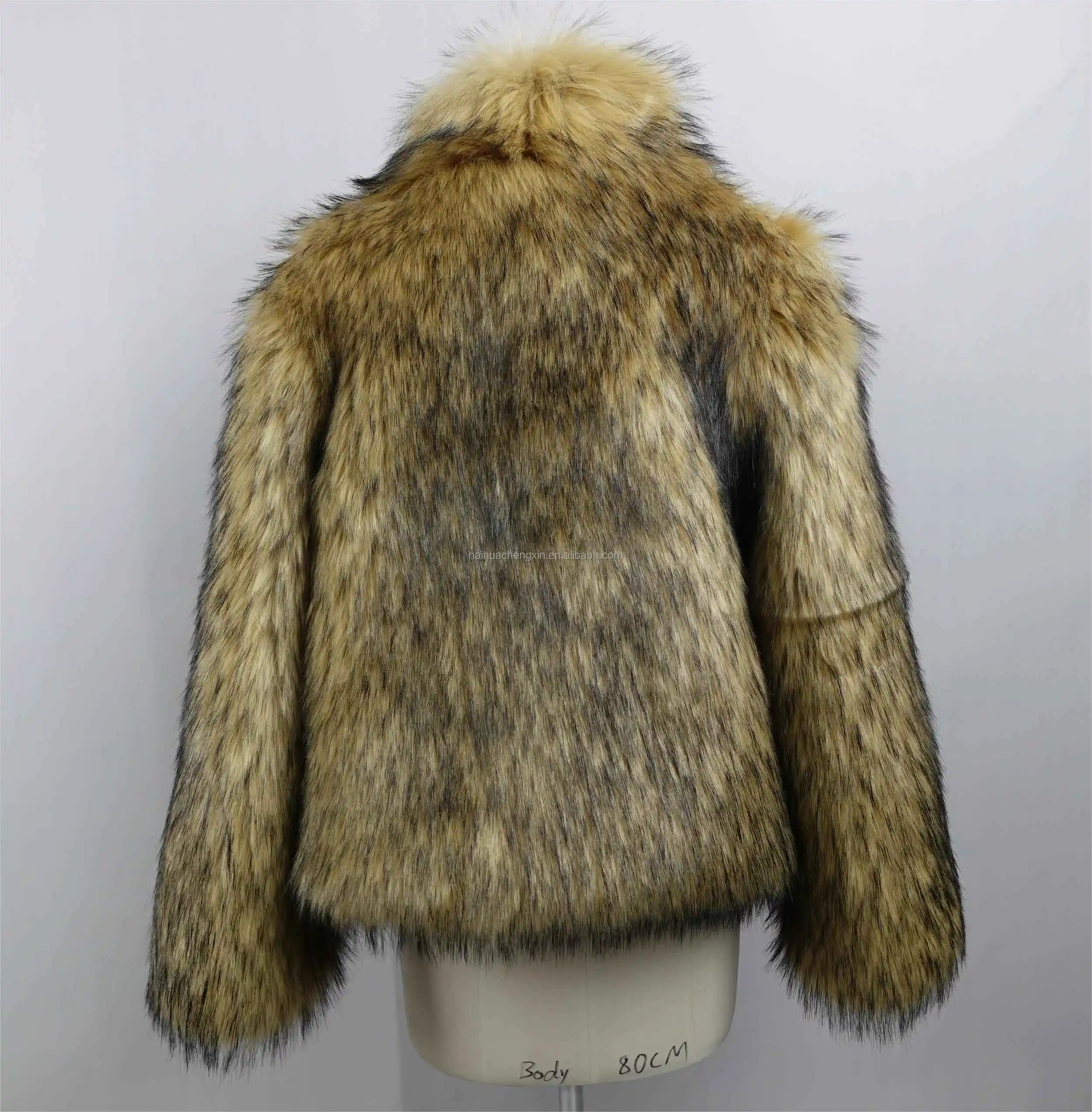 Wholesale Custom Thick Women Lady's Faux Fur Coat Winter Clothes For ...
