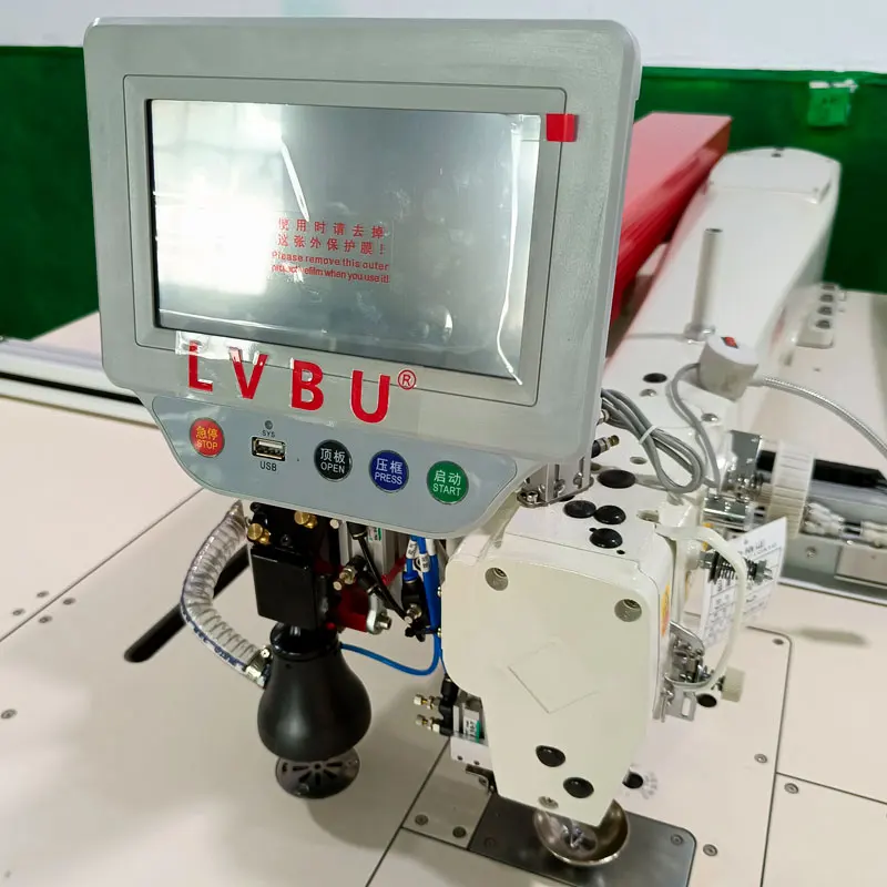 LVBU-1390 лазерная резка швейная machinecnc шаблона швейная машина