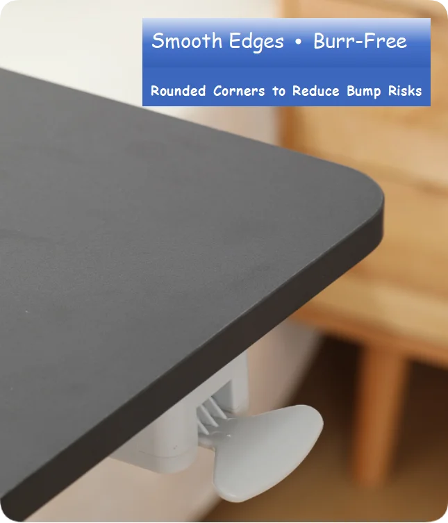 Foldable and Height Adjustable Overbed Table with Locking Wheels for Hospital, Home, Office Use manufacture