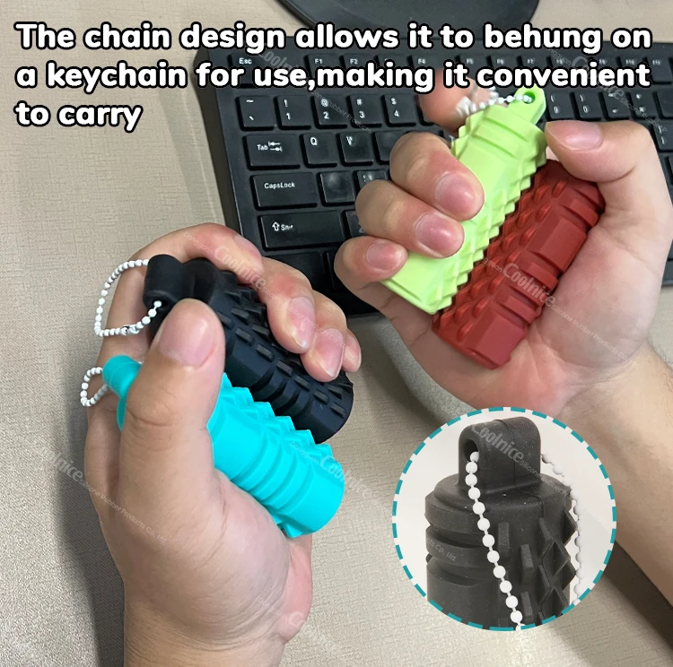 Reflexology Keychains New Stress Relieving Toy for Anxiety Relief and Stress Reduction, Hard ...