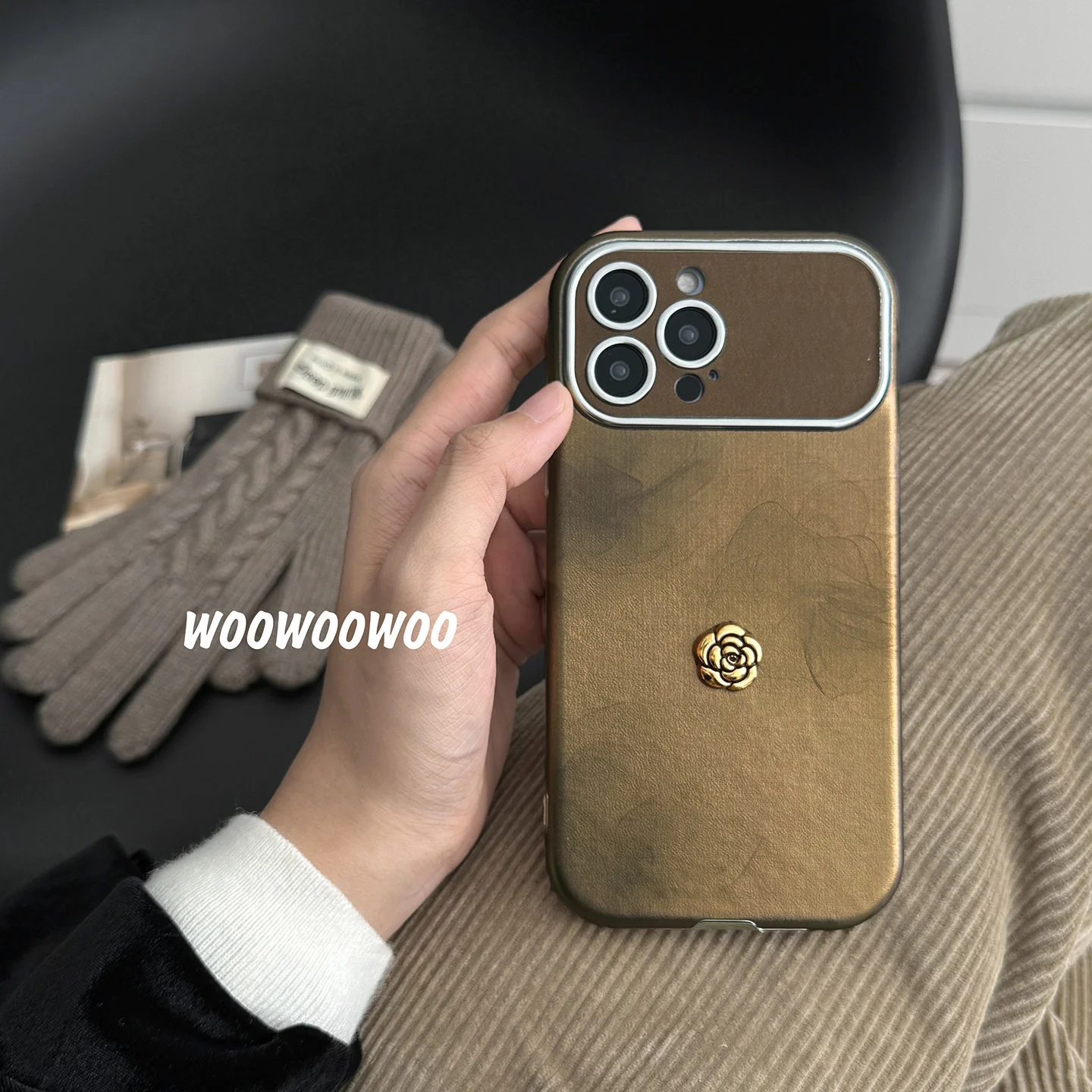 Elegant Vintage Camellia Leather Classic Chic Style Mobile Phone Case for iPhone 11 12 13 16 Pro Max Plus XS XR 14 Pro Max supplier