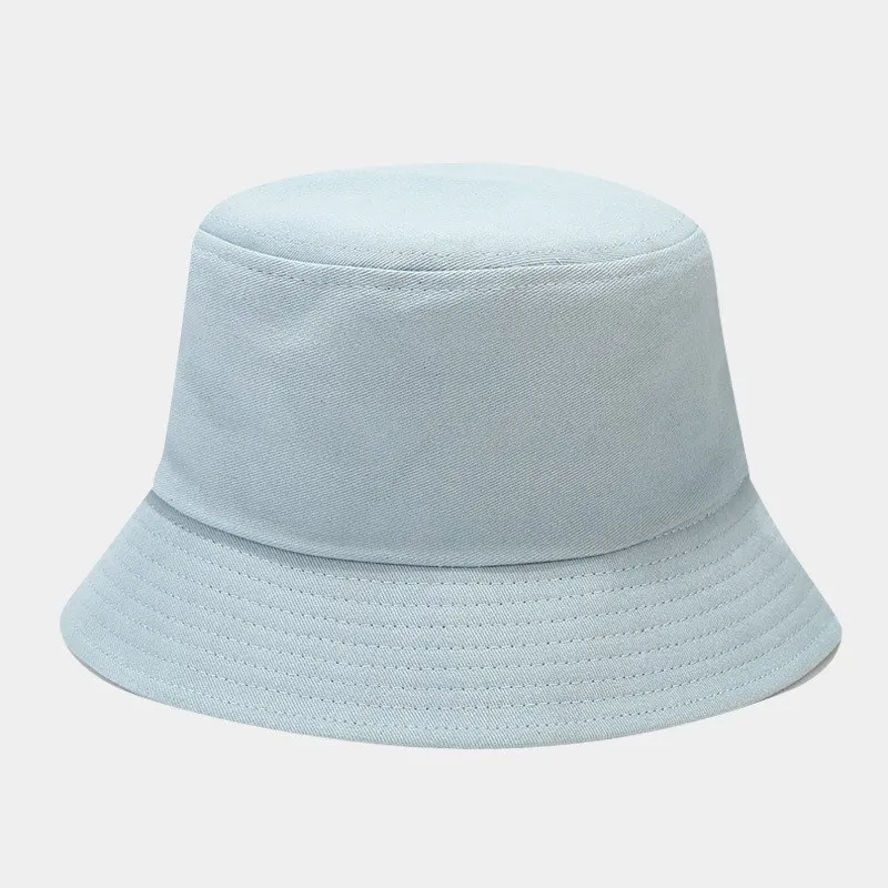 Fashion Solid Color Embroidery Outdoor Foldable Flat Top  display picture 3