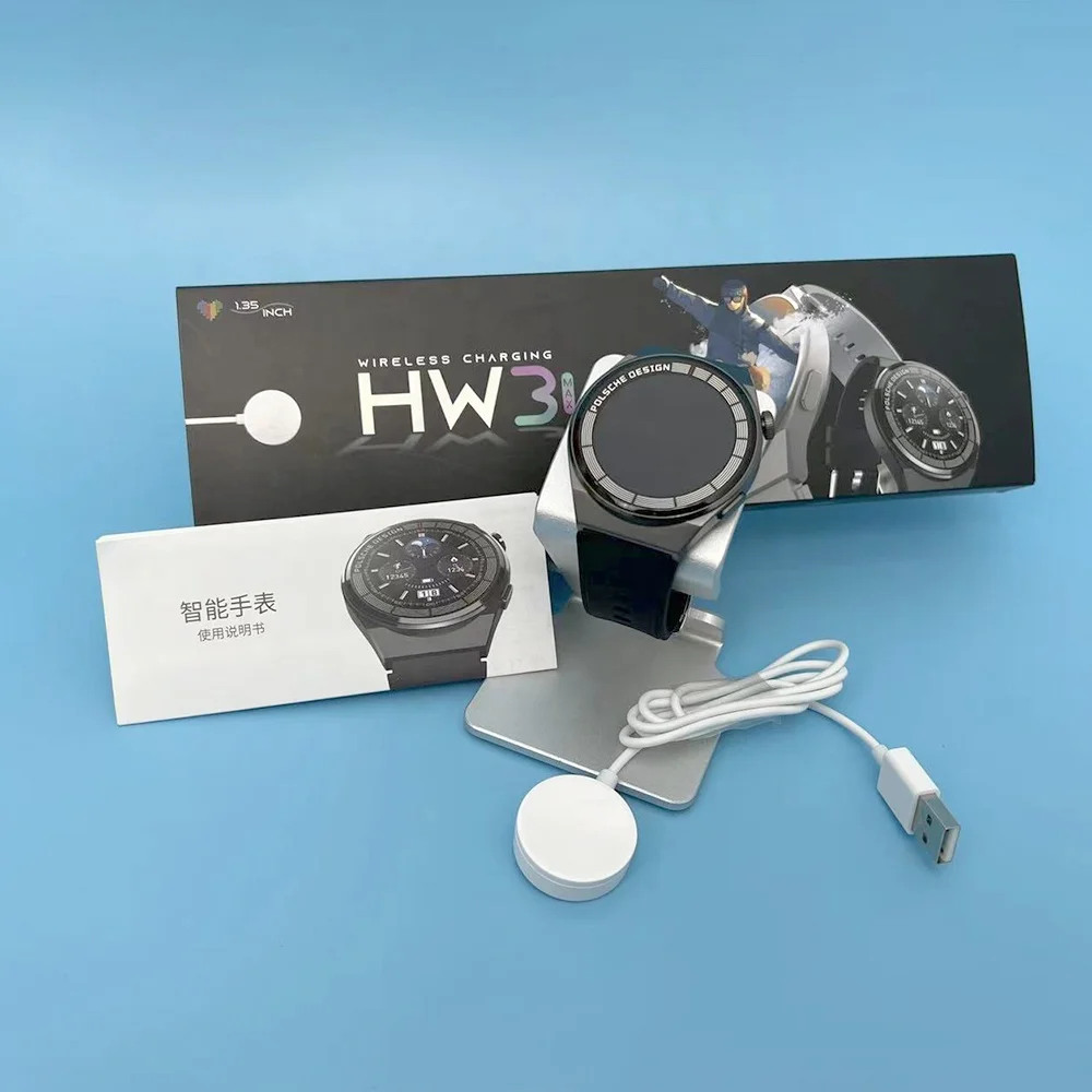 hw3max smartwatch 1.35 inch double button