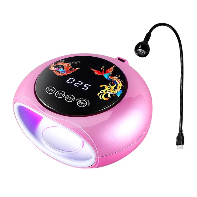 レッドライトスキンケアネイルランプ128W UV LEDランプマニキュア用