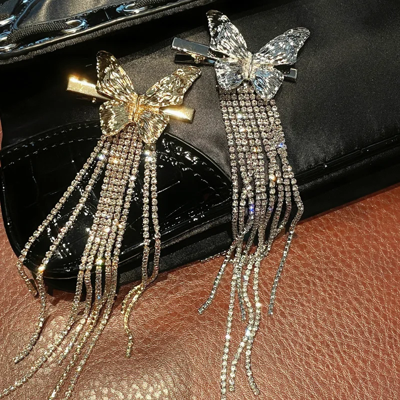 Fancy Chain and Metal Hair Claw Clips 