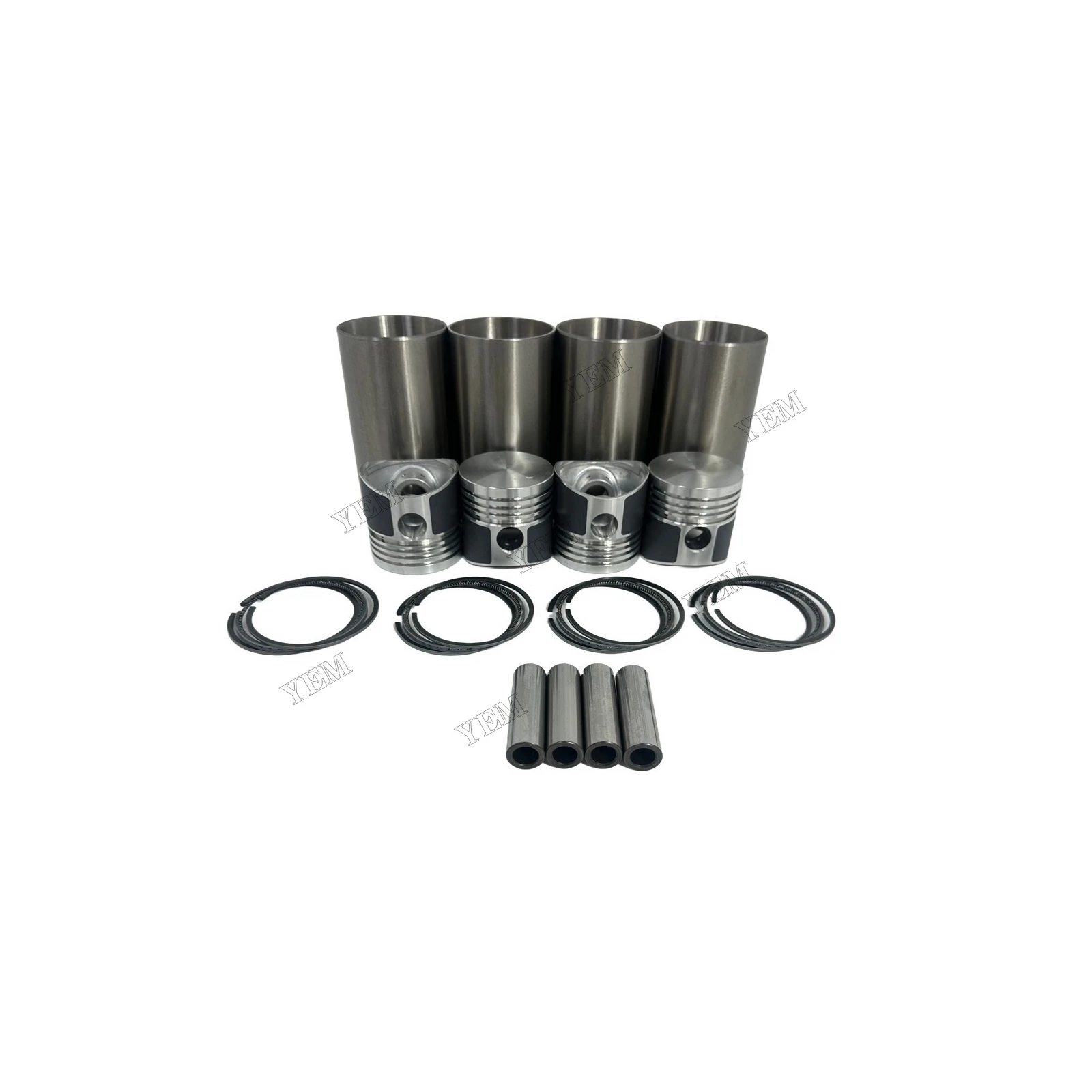 Cylinder Liner Kit Compatible for Mitsubishi K4B Engine Repair Kit