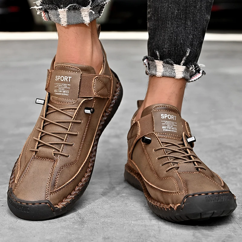 High Quality Fashion Big Size Formal Top Hot Moccasins Men's Casual Microfiber Leather Flat Shoes For Men Dress Shoes Loafers