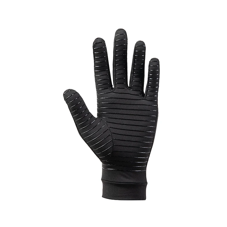 Производитель обезболивающих полнопальцевых антибактериальных черных медных перчаток для сжатия артрита