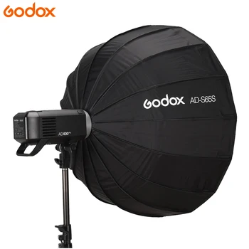 Godox AD-S65S 65cm Silver Deep Parabolic Softbox with Honeycomb Grid Godox Mount Softbox for AD400PRO ML60 ML30 detail image