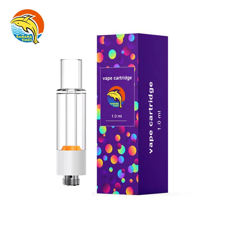 OEM welcome cartridges cbd custom empty 0.5ml 1g custom packaging all glass vape cartridge