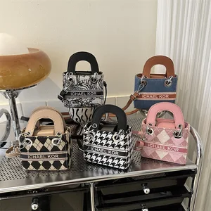 Chain Design Ladies Handbags Kids Wholesale New Mini Shoulder Bags for Girls Fashion Cute Children Small Crossbody Phone Bag