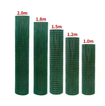 Low Price 6 Gauge Welded Wire Mesh Fence 4x4 Green Pvc Coated Welded Wire Mesh