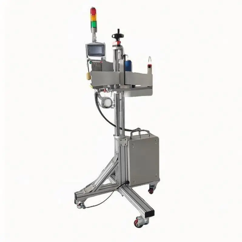 TEBAK Side Labeling Machine for Carton Box Sticker Applicator Dispensers Conveyor for Bottles Paper Metal Film Packaging