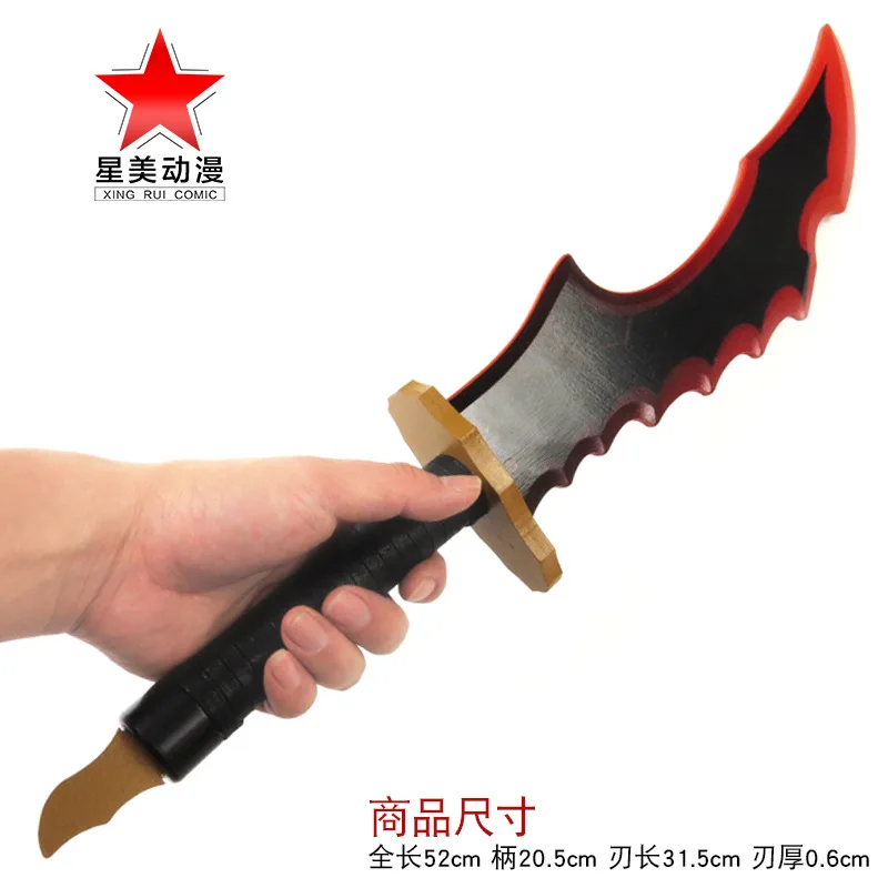 3 Designs Hot New Large Size Anime Waffe Requisiten Cosplay Holz Bambus  Killer Plastik waffen fr Fan Collection