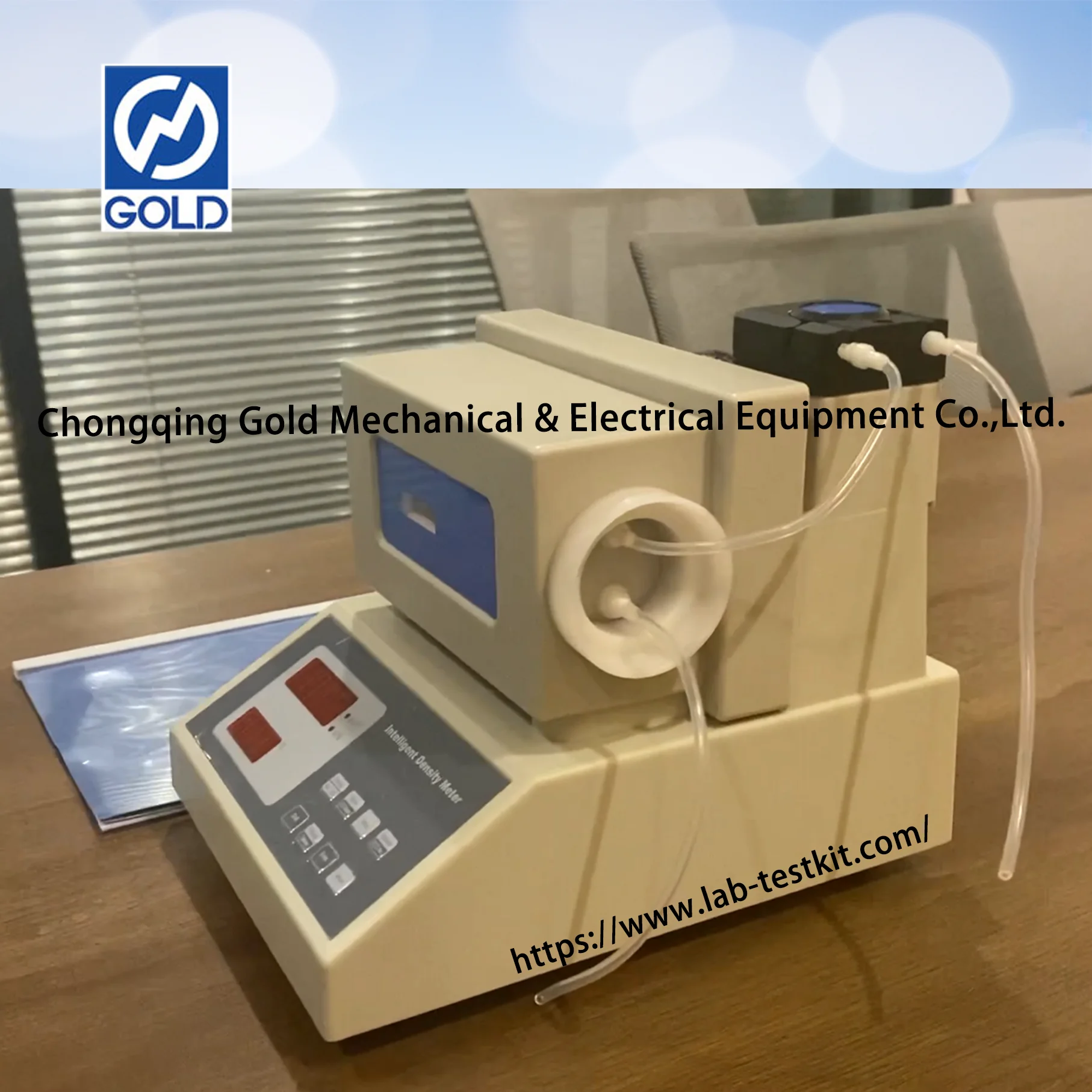 Water Density Instrument Liquid Density Meter ASTM D4052 Digital Densimeter / Liquid Oil ...