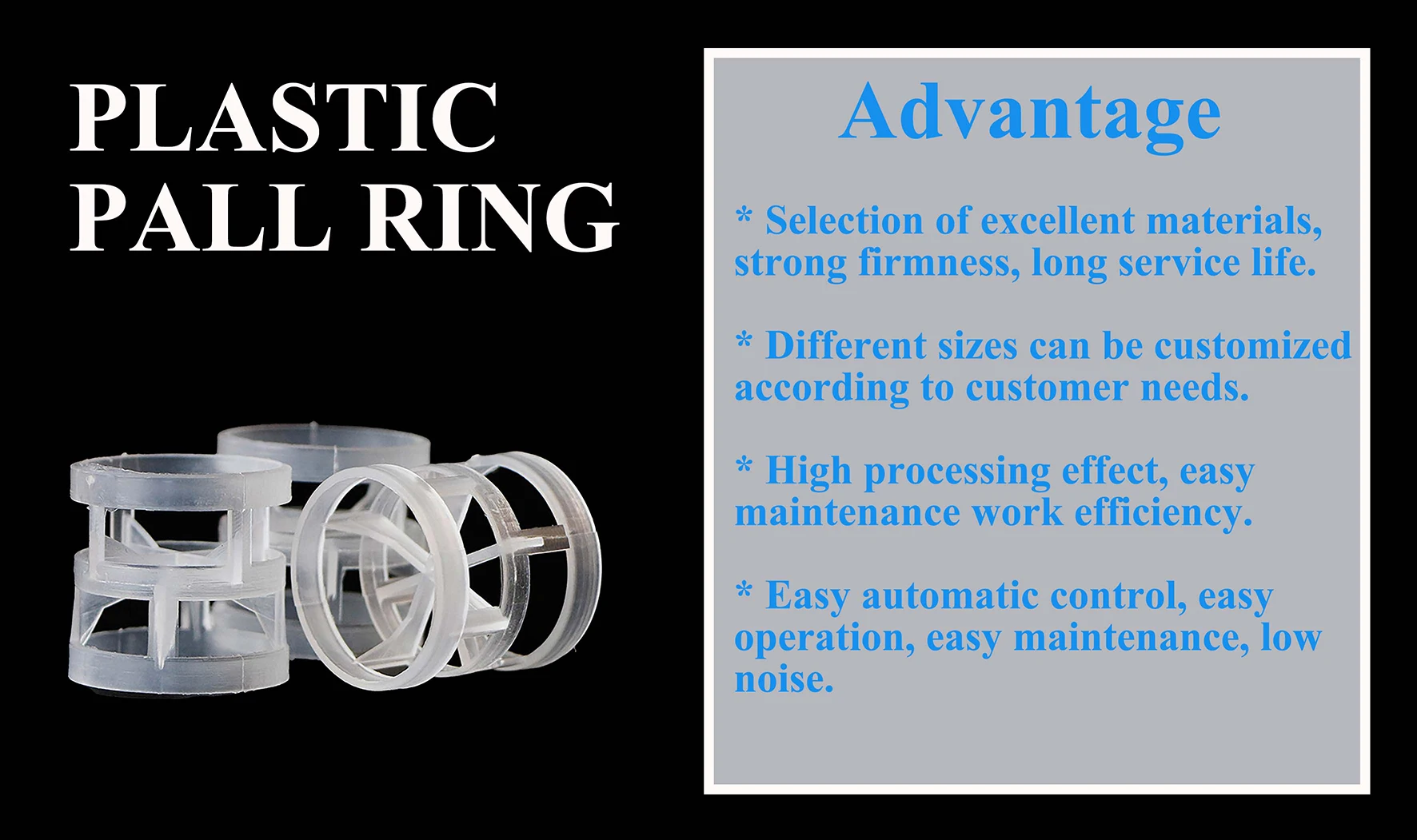 Pall Ring Distillation Tower Polypropylene 16/25/38/50 mm Random Packing  Plastic Pall Ring - China 50mm PP Pall Ring, 38mm PVC Pall Ring |  Made-in-China.com