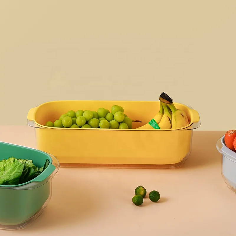 Kworld Hot Sale Earthfriendly Recycle Food Cleaning Drainer Storage