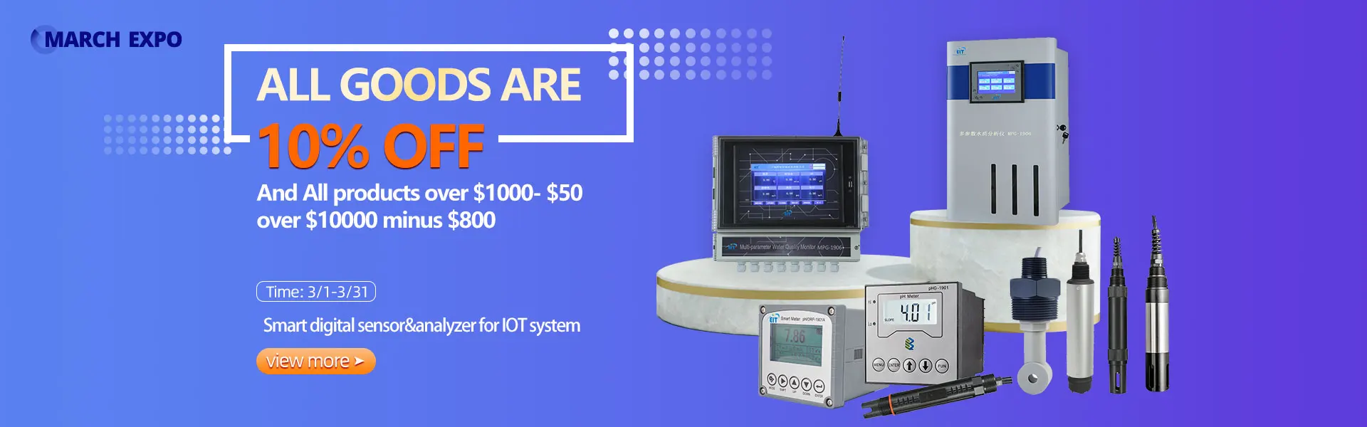 Boqu 5m To 60m Water Depth Measurement Ultrasonic Water Tank Level