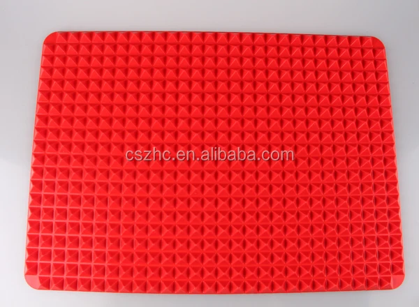 OEM & ODM BBQ Pastry Silicone Cooking Mat Wholesale Baking Pyramid Nonstick Pan Pad Customized Cooking Oven Baking Mat Kitchen manufacture