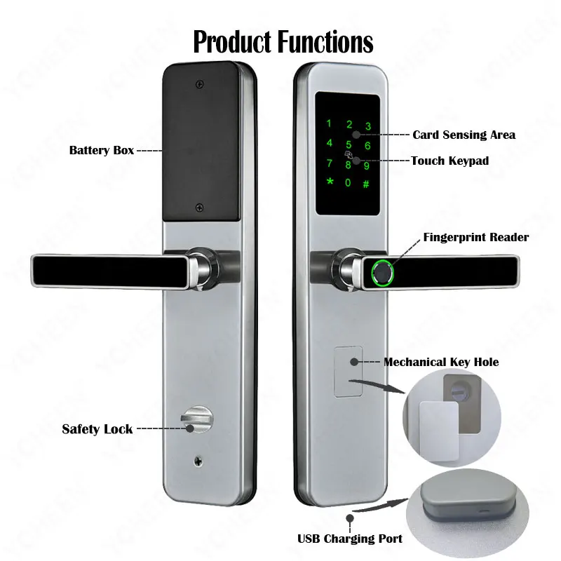 Ttlock App Safe Intelligent Lock - Waterproof & Fingerprint