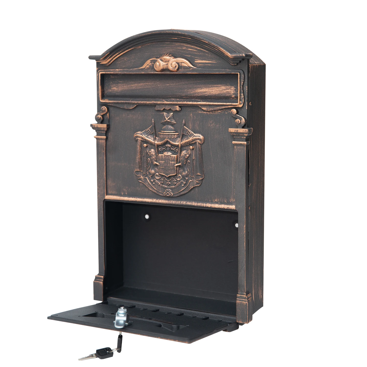 Wall Mounted Residential Mailbox Customized Outdoor Cast Iron Mailbox Aluminum Mailbox Post Box Mail Boxes