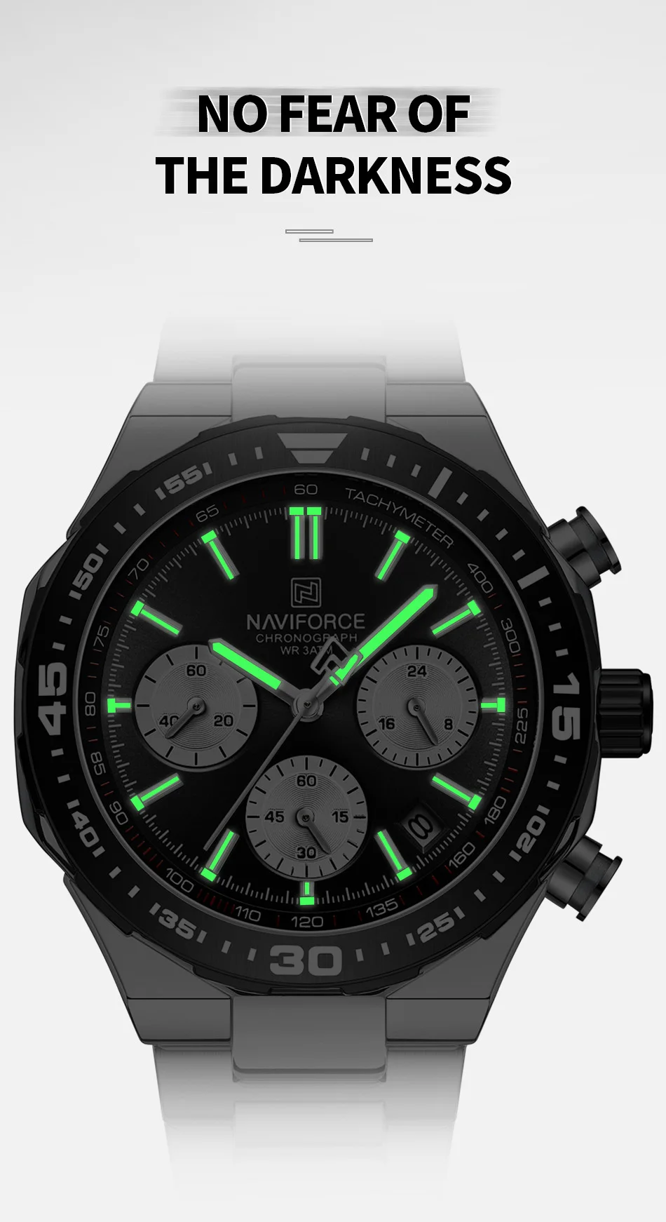 ベネフィーク Naviforce NF 8049 Chrono Pioneer watch! ✨ Crafted for the