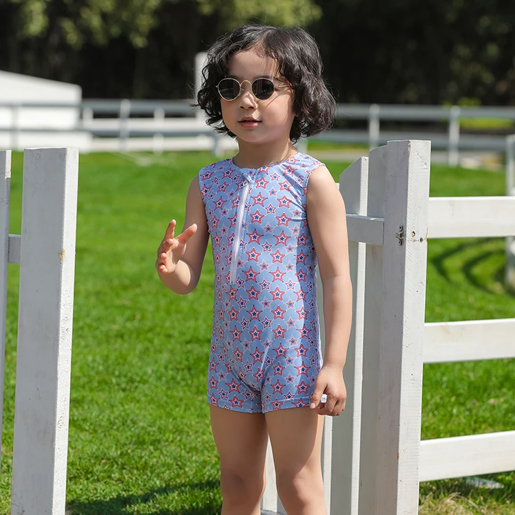 Bathing Suits For Children Custom Swimwear Toddler Boys Onepiece
