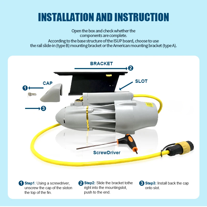 240W Electric Surf Board Motor - Ultimate SUP Experience