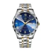 Men's style with gold and blue dial