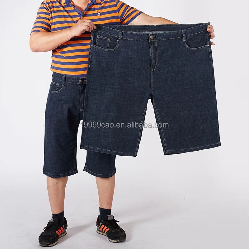Men's Short Jeans Big Jeans Worn By Fat 