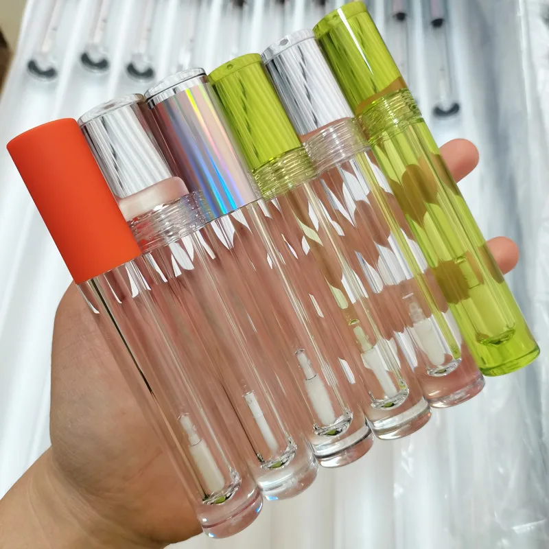 Custom Logo 2023 Big Applicator Lip Oil Container Mini Crystal