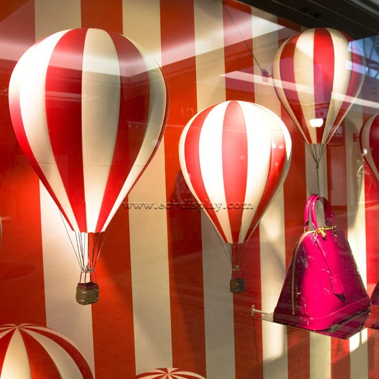 Source Window Display Fiberglass Balloons Sculpture Hot Air Balloon  Decorative Props on m.