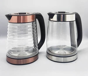 Electric Glass Kettle 2.2L High-class Glass Water Boiling Kettles Kitchen Appliance Tea Kettles Electrical Appliances Smart