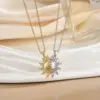 Magnetic couple necklace xl0482a