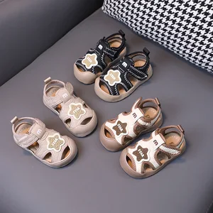 0-3 Years Old Flat Kids Girls Rubber Sandal Breathable Casual Girls Summer Footwear Walking Baby Toddler Sandals