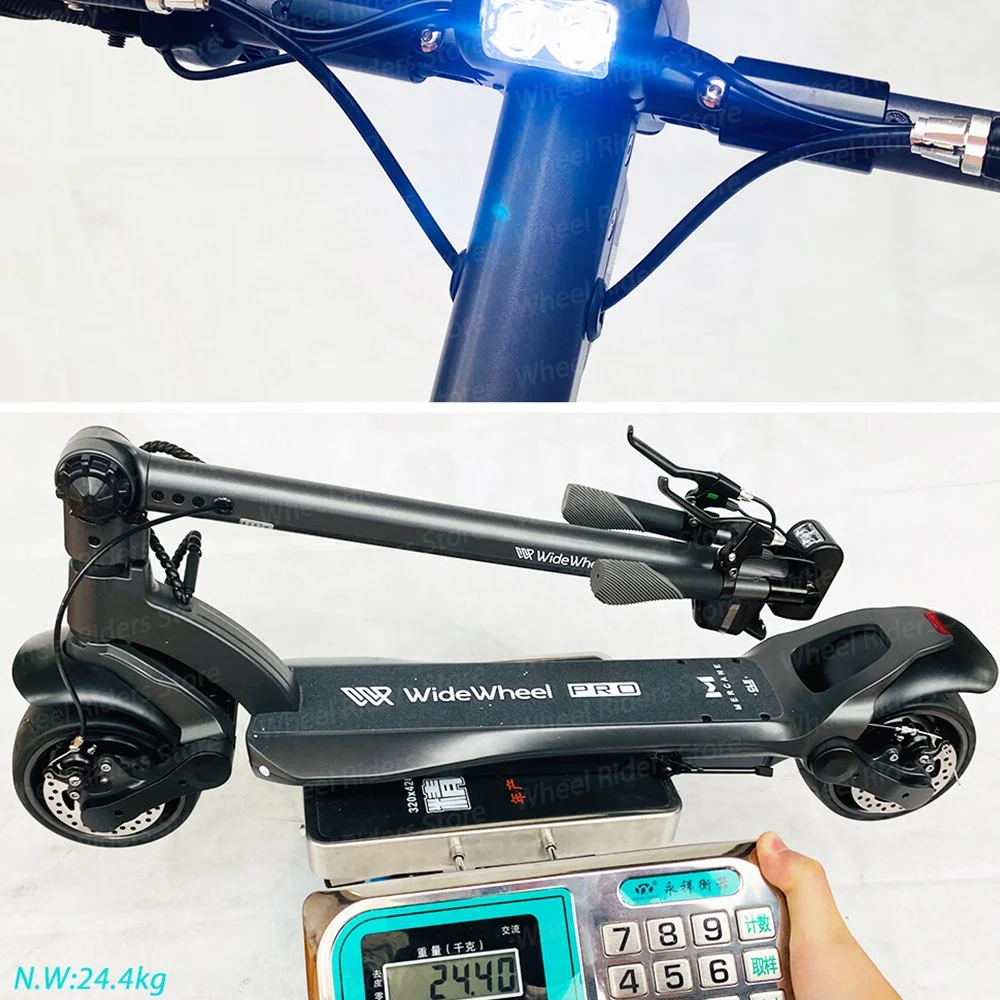 Mercane WideWheel Pro 48V15Ah電動スクータースケートボード1000W2輪キックスクーターデュアルモーターディスクブレーキスマート|  Alibaba.com