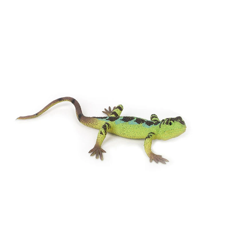Stress Soft  Lifelike Lizards Rubber Lizard Articulating Toy To Kids And Adults