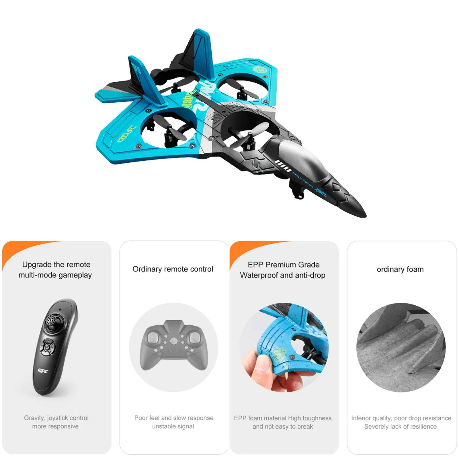 Flugzeuge 2 4g Fighter V17 Aero Jet Plane Epp Foam Model Toy Air Flying Glider Remote Control Rc