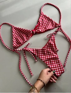 Custom Bathing Suits Hot Sexy Summer Women Swimwear Female Printed Swim Set Custom Logo