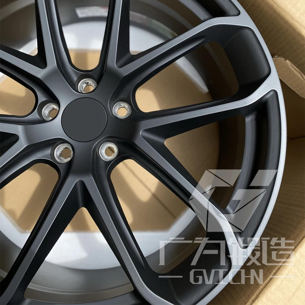 GVICHN matte black one piece forged wheel 16 17 18 19 20 21 22 23 24 26 inch aluminum alloy rims 5x112 5x114.3 5x120 wheel hub