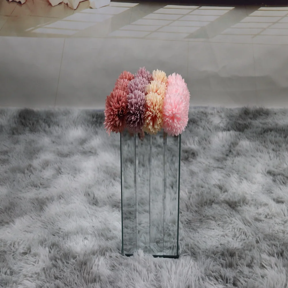 5 дюймовая скошенная зеркальная кубическая коробка мозаичная ваза