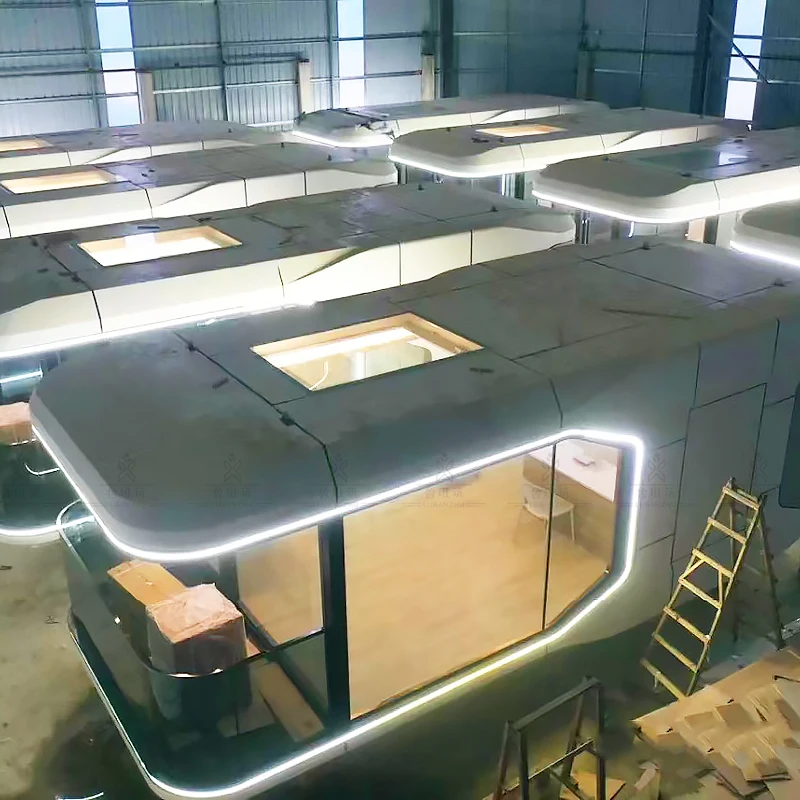 Tiny Homes Modern Luxury Modular Prefab House Light Steel Container ...