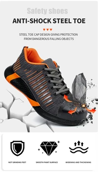 Umburlly Safety Shoes Lightweight, Breathable, and Durable